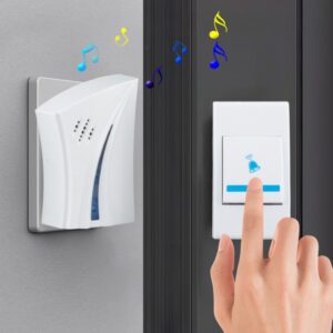 Doorbell Wireless Cordless Calling Remote Door Bell For Home .Office .Shop